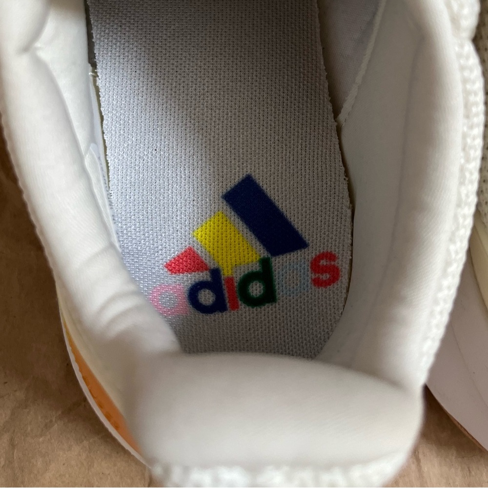 Adidas Womens Racer TR21 Off-White/Multicolor Size 7 Running Shoes - Picture 9 of 13